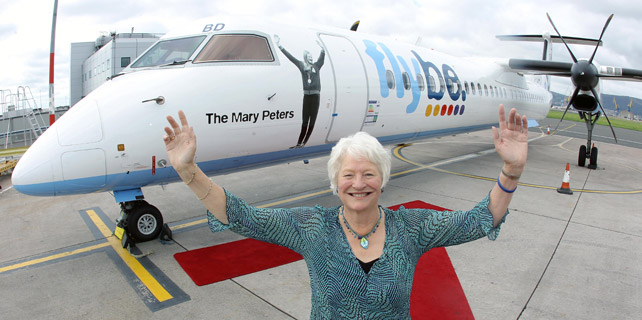 Un avión de la aerolínea Flybe