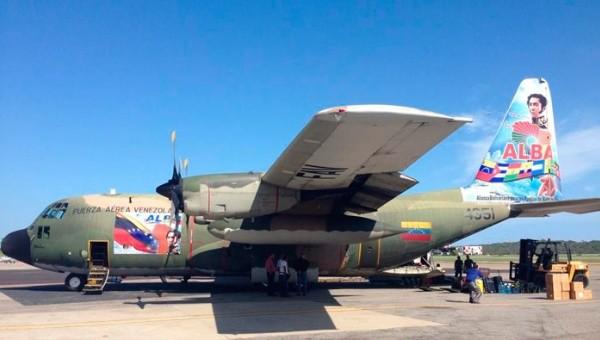 Avión venezolano con ayuda humanitaria llegó a Egipto