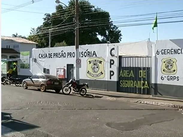 Fachada cárcel de Goáis en Brasil