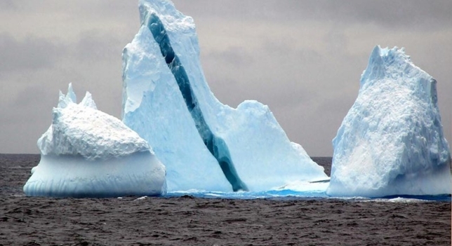 Glaciares en la Antártida