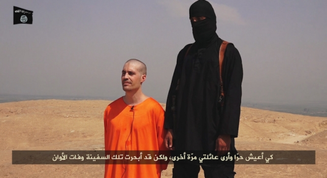 James Foley antes de ser decapitado