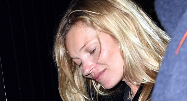 Kate Moss: borracha