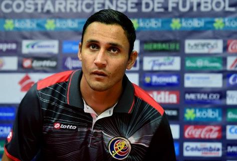 Keylor Navas en rueda de prensa