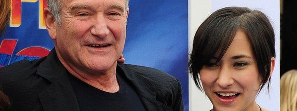 Composición: Robin Williams y su hija Zelda Williams