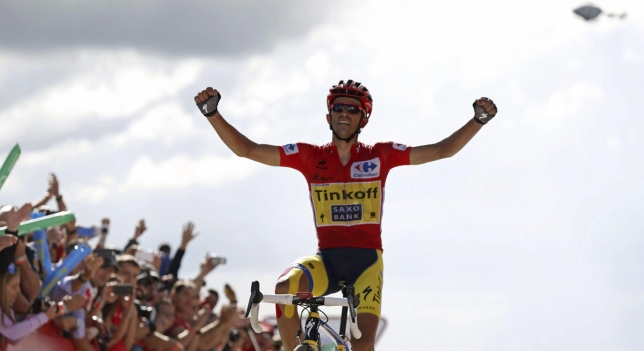 Alberto Contador ganando la vuelta a España