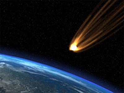 Asteroide rumbo a la tierra