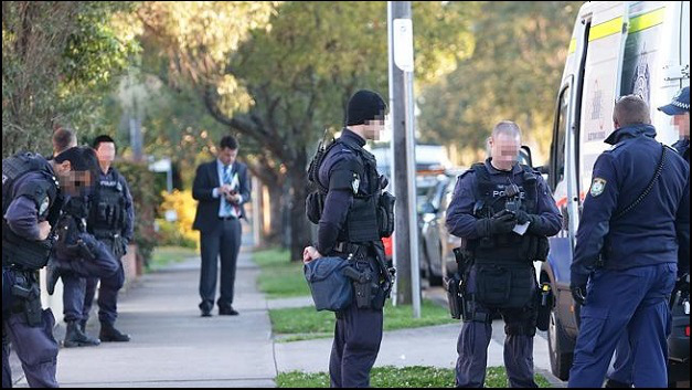 Policía Australiana en redada contra terrorismo