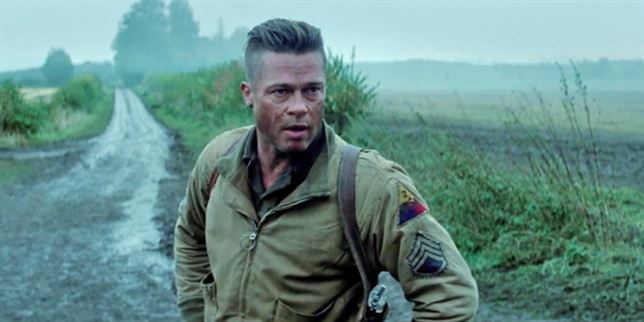 Bradi Pitt en Fury su última película