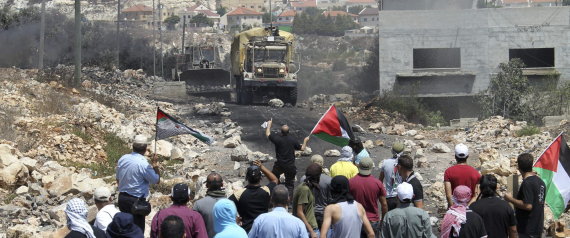 Enfrentamientos palestino e israelíes en Cisjordania