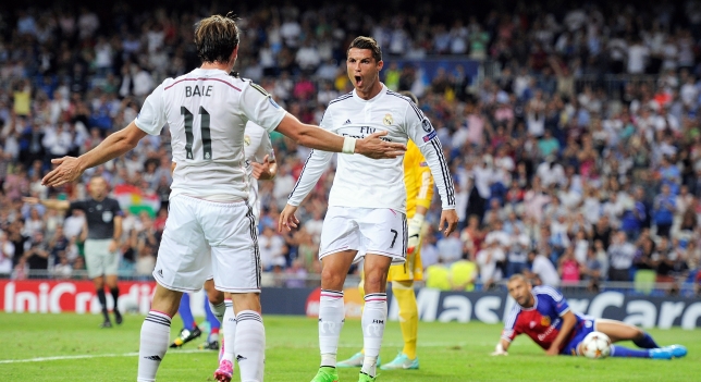 Cristiano y Bale celebran gol