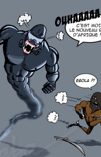 Comic Delestrón contra el ébola