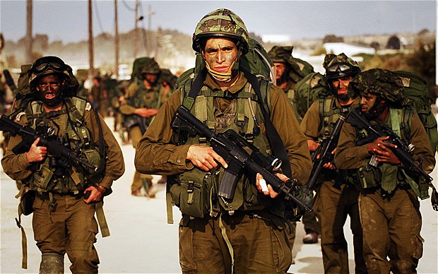 Soldados del ejército israelí