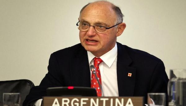 Canciller Argentino Héctor Timmerman ante la ONU