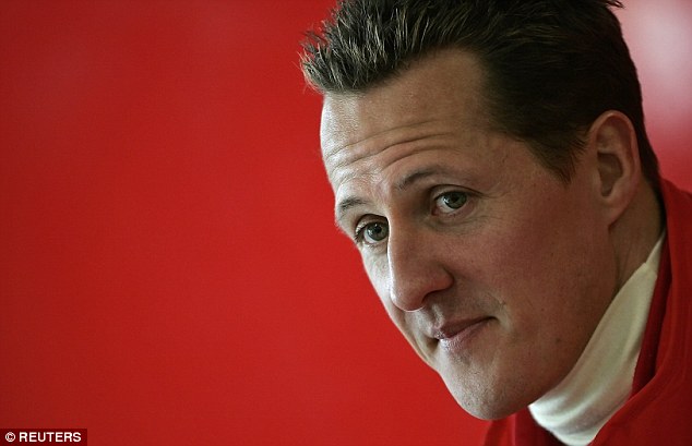Michael Schumacher close up