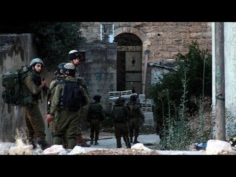 Soldados Israelíes en cisjordania