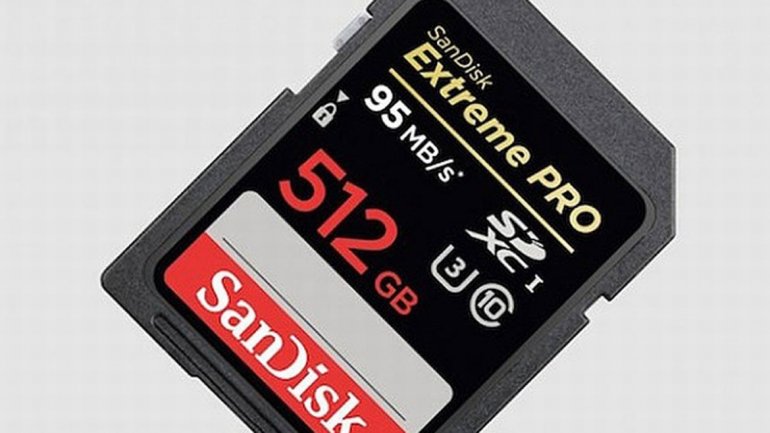 Tarjeta SD 512 gigabytes