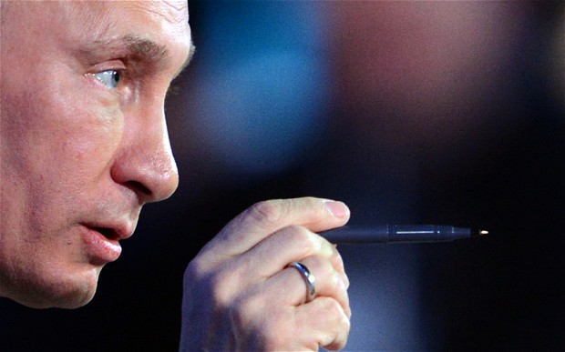 Vladimir Putin close up declaraciones