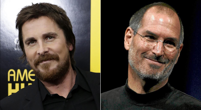 Christian Bale y Steve Jobs fotocomposición