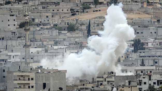 Kobane bajo fuego