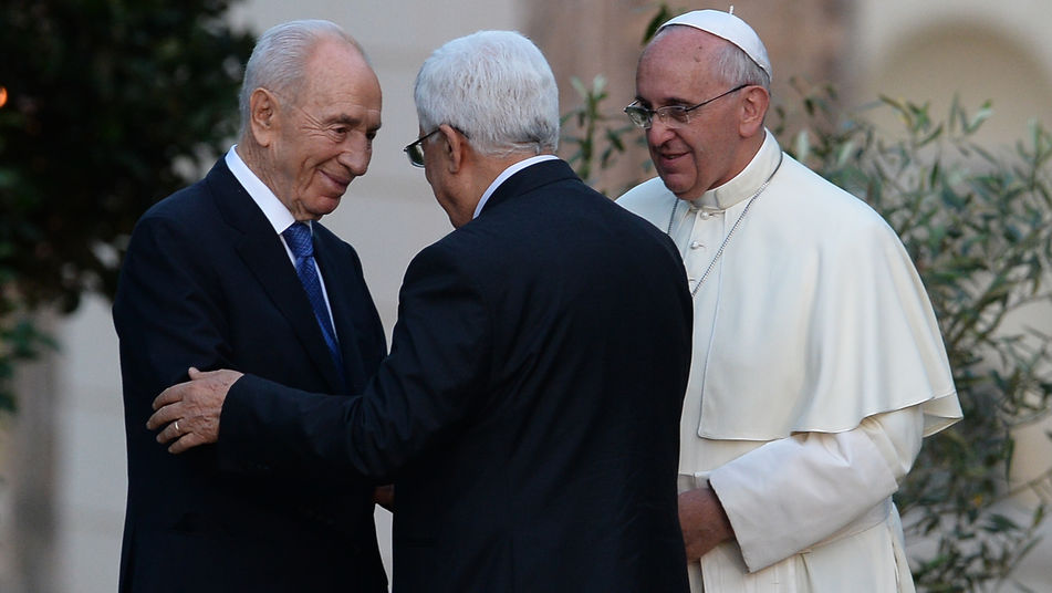 Papa y líderes de Palestina e Israel
