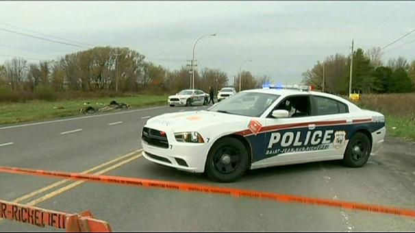 Patrulla de policía canadiense