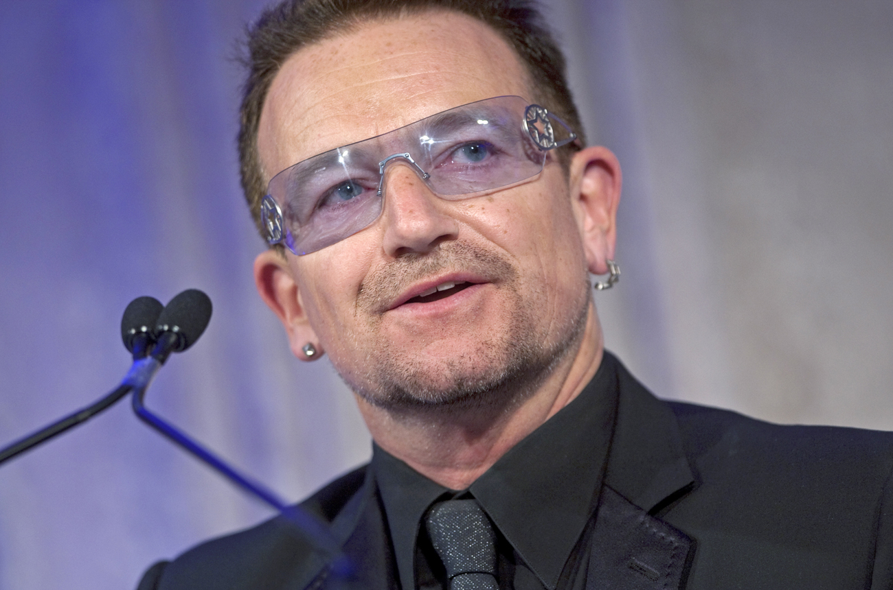 pavo otro tono Bono revela por qué siempre usa lentes de sol