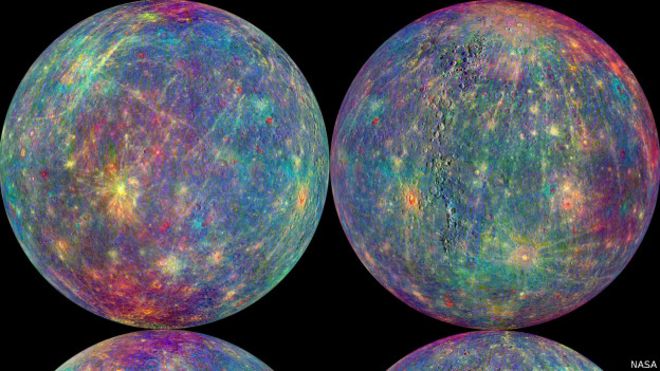 Imágenes del Planeta Mercurio