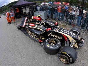 Lotus culpa a Maldonado de su retirada en el GP de Bélgica