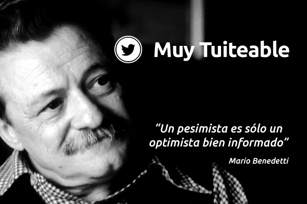 Mario Benedetti en 10 de sus mejores frases ¡Muy tuiteables!